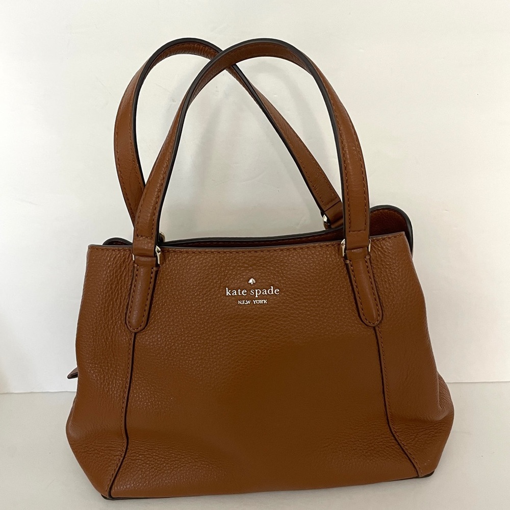 ♠️ Kate Spade Medium Triple Compartment Sachel in Warm Gingerbread